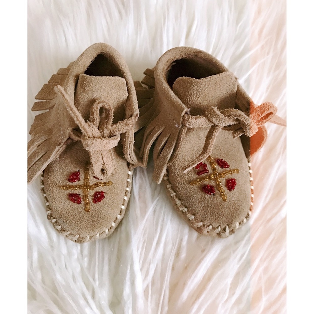 Boho Beaded Moccasins